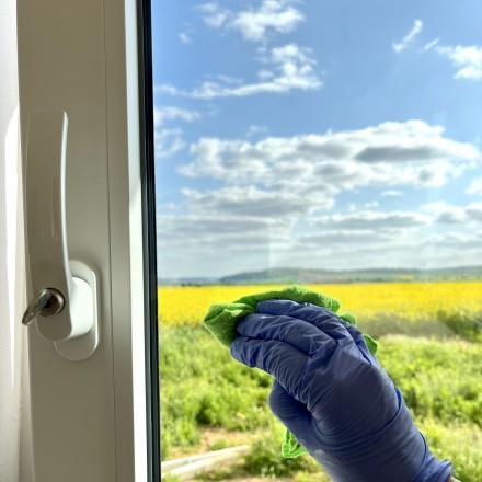 Fenster putzen - schnell sauber mit Schmierseife
