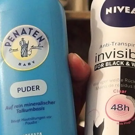Babypuder statt Deo