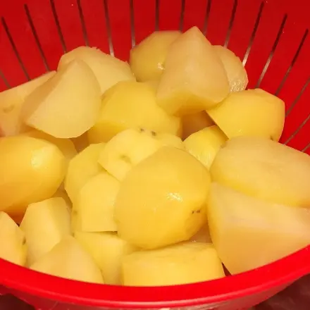 Angebrannte Kartoffeln