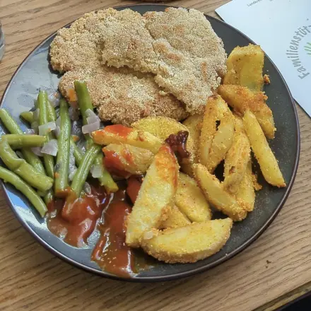 Haferflockenschnitzel