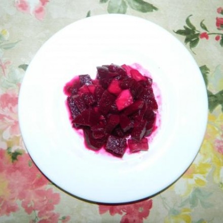 Rote Beete Gurken Salat - eine Herzenssache