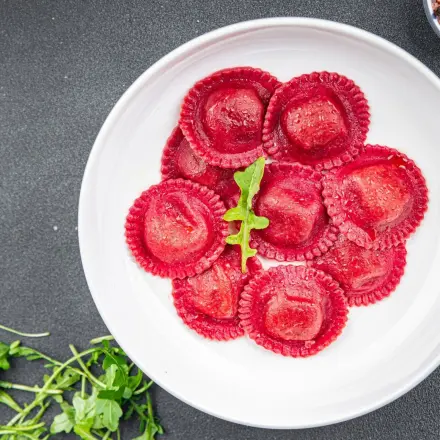 Rote Bete Nudeln & Maultaschen