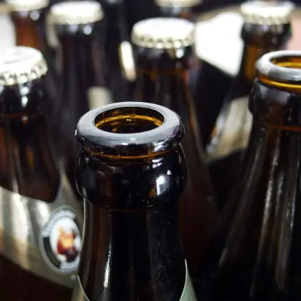 Bierflasche als Lebend-Mausefalle