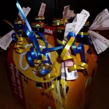 Geldgeschenk für den Mann