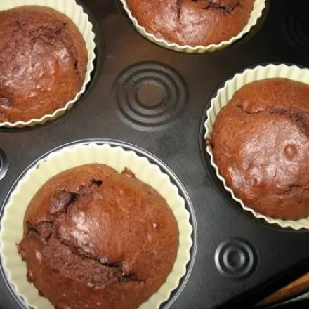 Schnelle und lockere Schoko-Muffins