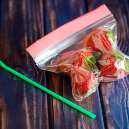 Vakuumieren mit einem Strohhalm