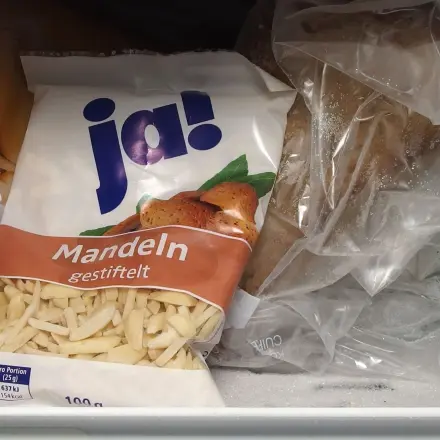 Nüsse & Co ins Gefrierfach geben