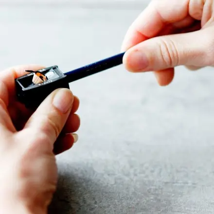 Eyelinerstifte sparsam anspitzen
