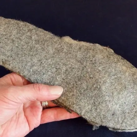 Warme Einlegesohlen aus Wollfilz