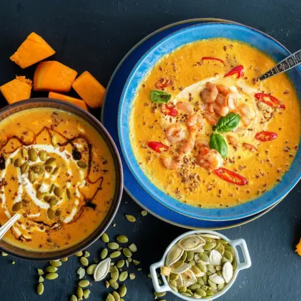 Mango-Kürbis-Suppe