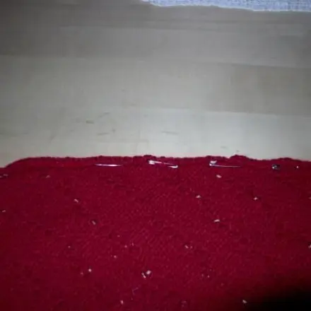 Große Strickteile zusammennähen
