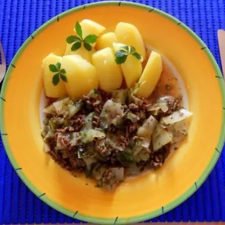 Schneller Schmorkohl