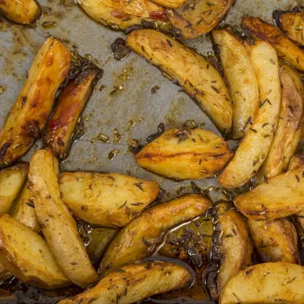 Schnelle Blechkartoffeln