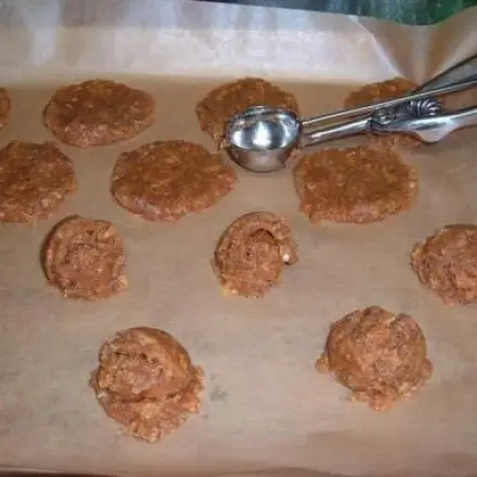 Für Kekse den Eisportionierer nehmen