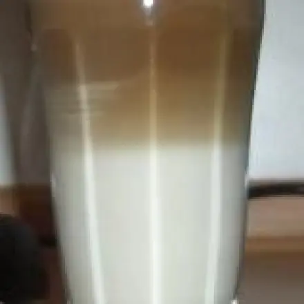 Latte Macchiato zweifarbig