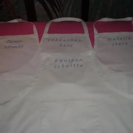 Koch- und Backschürzen gestalten