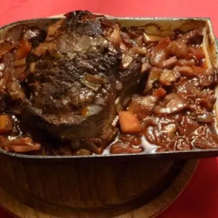 Geschmortes Ochsenbäckchen