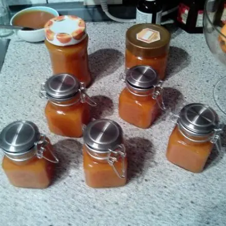 Kürbis-Apfel-Orangen-Marmelade mit Vanille