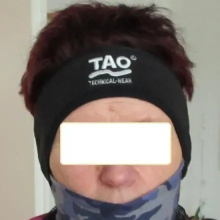 Multifunktionstuch schützt Nacken und Kinn vor Kälte