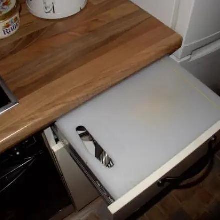 Zusätzliche Arbeitsfläche beim Kochen