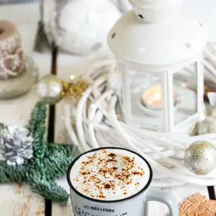 Weihnachts-Cappuccino