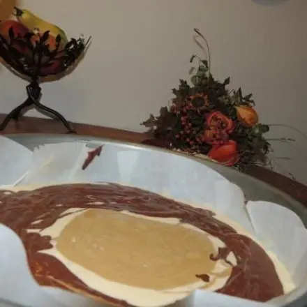 Marmorierter Espresso-Kakao-Rührkuchen