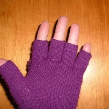 Fingerhandschuhe mit Fäustlingshaube