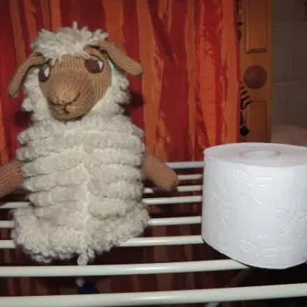 Handpuppen zur Aufbewahrung von Toilettenpapier