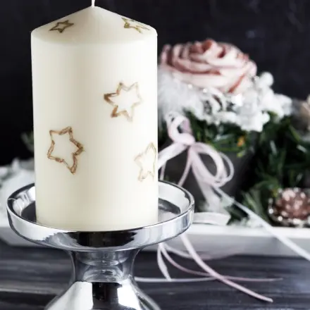 Kerzen schmücken - Kerzen bemalen