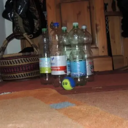 Flaschenbowling aus Leergutflaschen