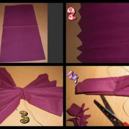 Tischdeko - Servietten Blümchen