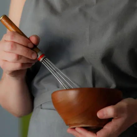 Schürze aus Wachstuch