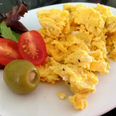 Rührei aus der Mikrowelle