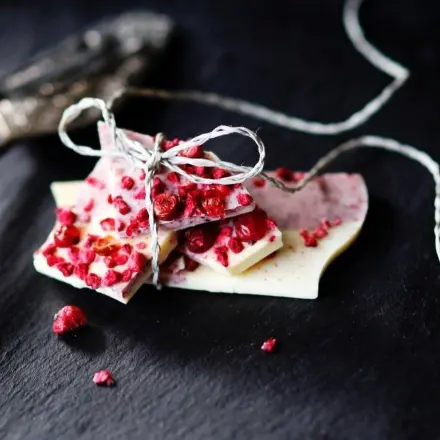 Weiße Schokoladenhäppchen