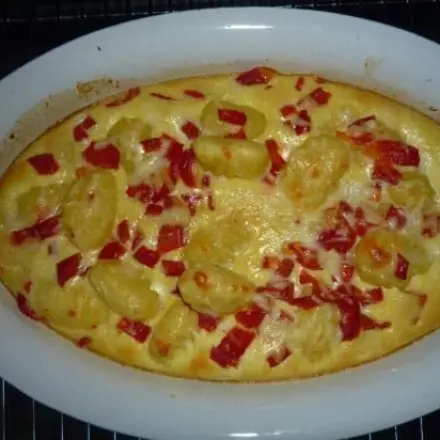 Auflauf mit Gnocchi oder Tortellini