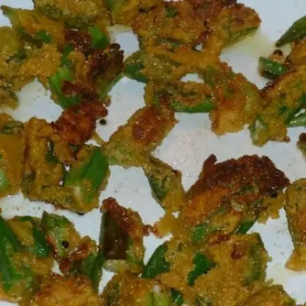 Knusprige Okra auf Südstaatenart