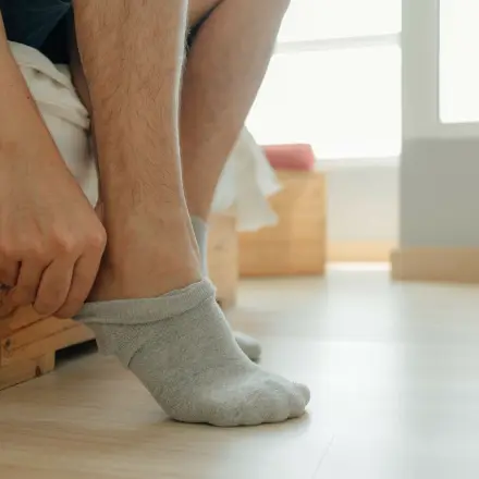 Nasse Socken gegen Erkältung