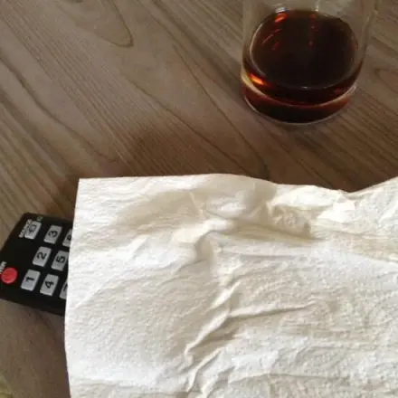 Cola auf Fernbedienung verschüttet