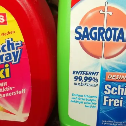 Haushaltschemikalien sparsam verwenden