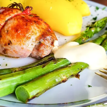 Einfache Bechamel-Soße zum Spargel