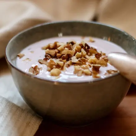 Schnell ein süßes Joghurt machen