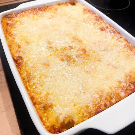 Käsekruste bei Aufläufen verbrennt nicht