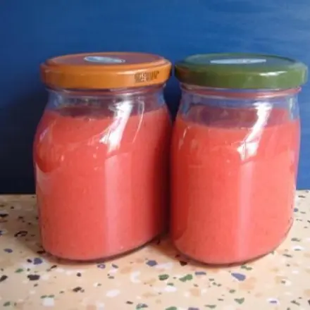 Melonen-Erdbeer-Bananen-Marmelade