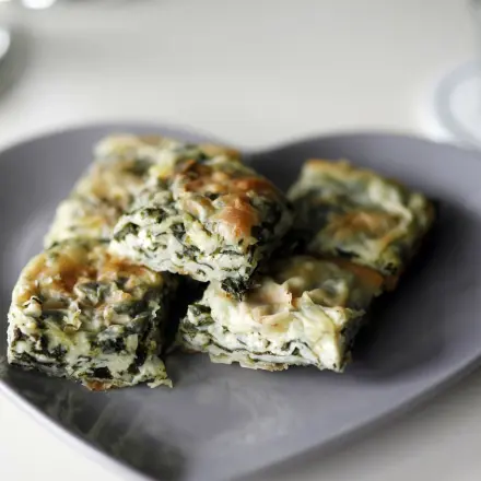 Leichte Spinatlasagne