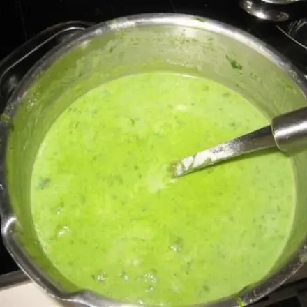 Kalte Spinatsuppe