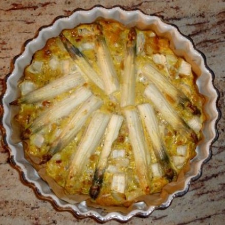 Kartoffel-Spargel-Tortilla aus dem Backofen