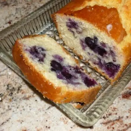 Blaubeerkuchenbrot
