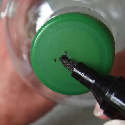 Ist die Sprudelflasche leer oder voll?