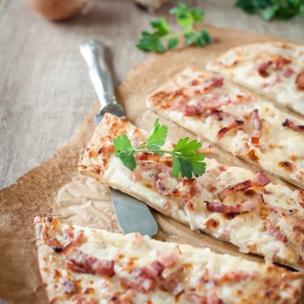 Schneller Flammkuchen