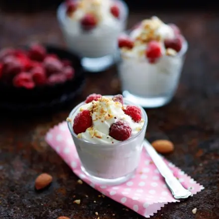 Himbeer-Krokant-Creme - köstlich